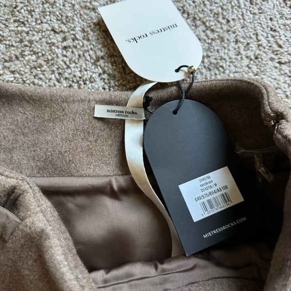 Mistress Rocks - Mid Rise Pinstripe Pleated Mini skirt - Picture 7 of 7